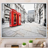 Phone Booths on Street