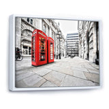 Phone Booths on Street