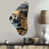 USA Big Sur California Landscape I - Asymmetric Metal Wall Art