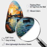 Vangogh The Bridge At Arles II - Asymmetric Metal Wall Art