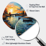 Vangogh The Bridge At Arles II - Asymmetric Metal Wall Art