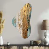 Gilded Daydreams VII - Asymmetric Metal Wall Art