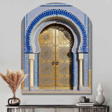 Morroco Palace Golden Doors I - Asymmetric Metal Wall Art