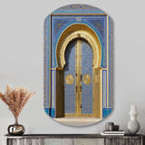 Morroco Palace Golden Doors II - Asymmetric Metal Wall Art