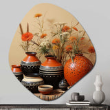 Native American Art Poteries Expression - Asymmetric Metal Wall Art