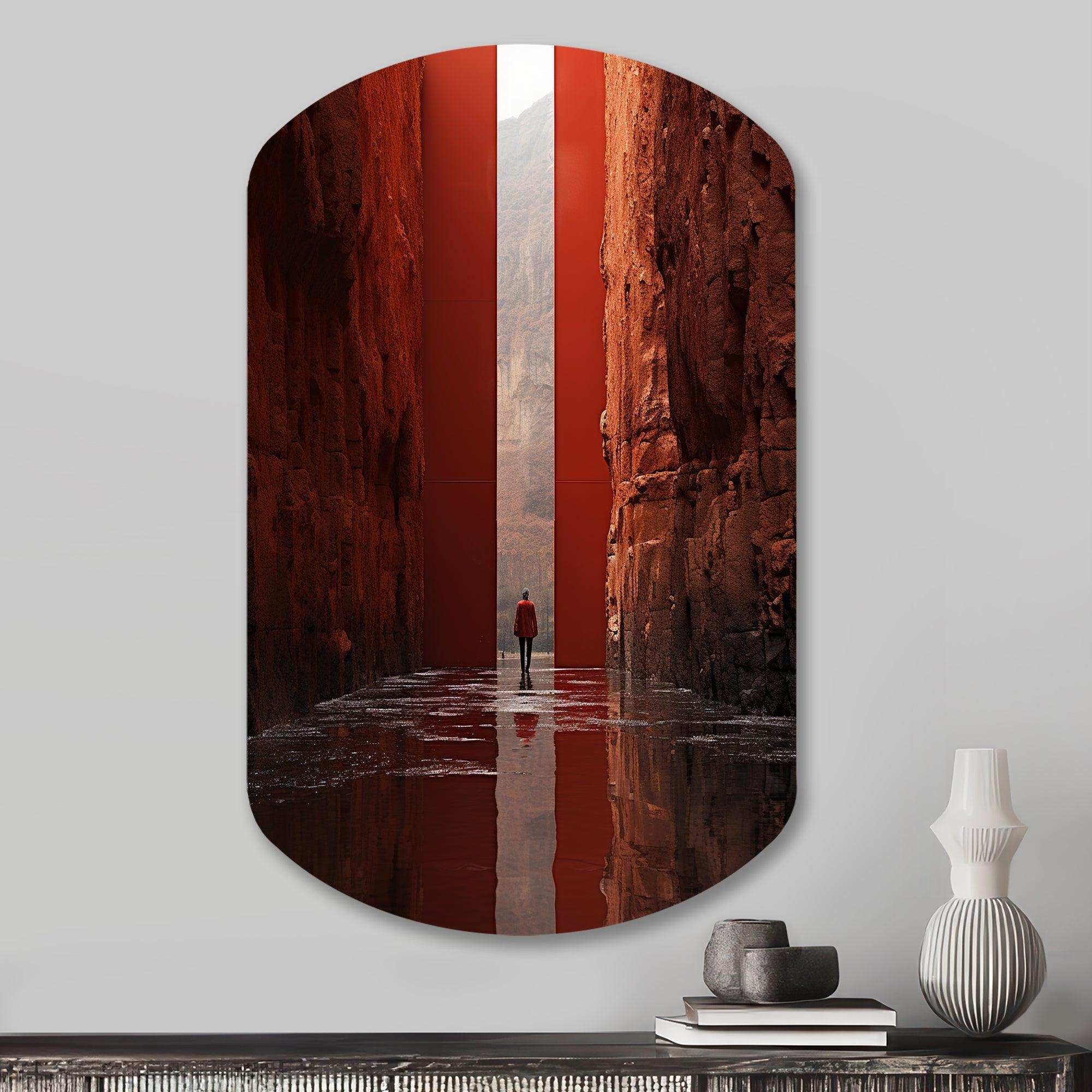 Fantastic Dissolving Doorways - Asymmetric Metal Wall Art