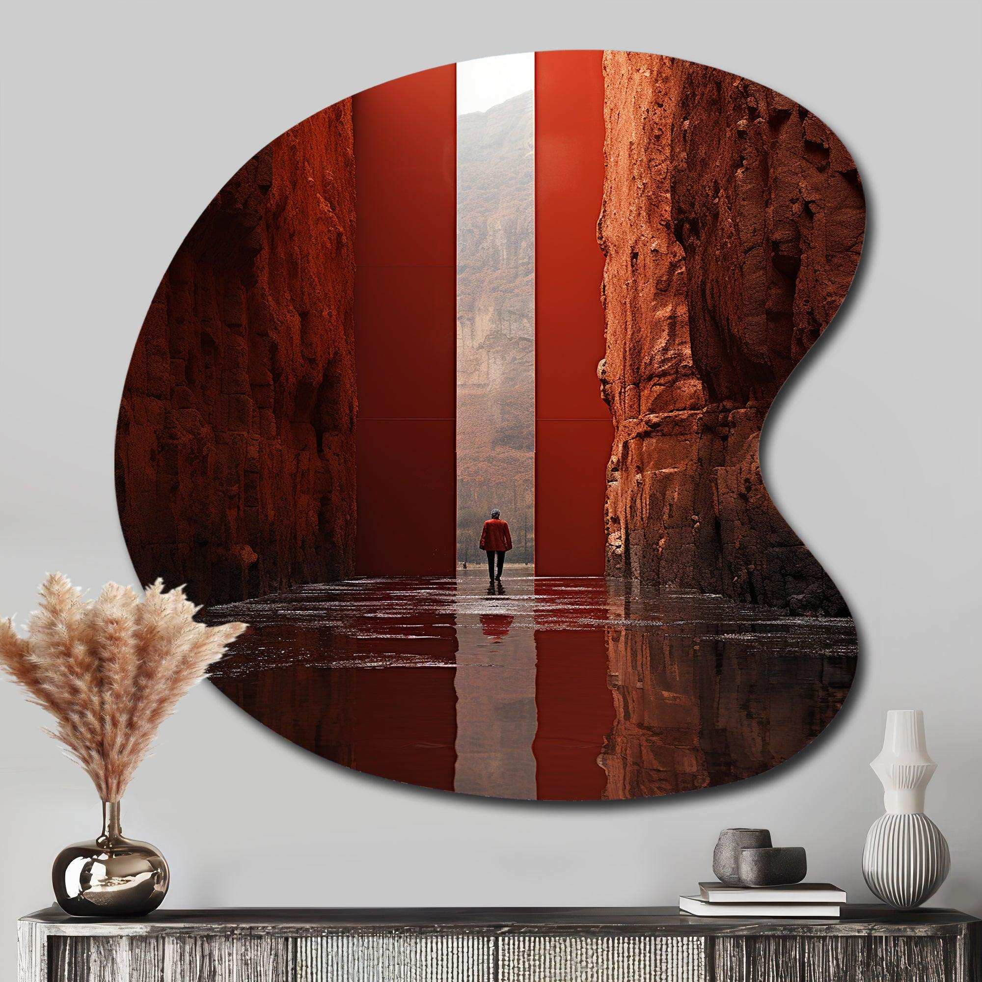 Fantastic Dissolving Doorways - Asymmetric Metal Wall Art