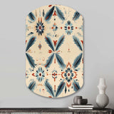 Nomadic Harmony Boho Pattern - Asymmetric Metal Wall Art