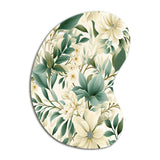 Subdued Oasis Boho Pattern - Asymmetric Metal Wall Art