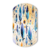 Tribal Dreamscape Boho Pattern - Asymmetric Metal Wall Art