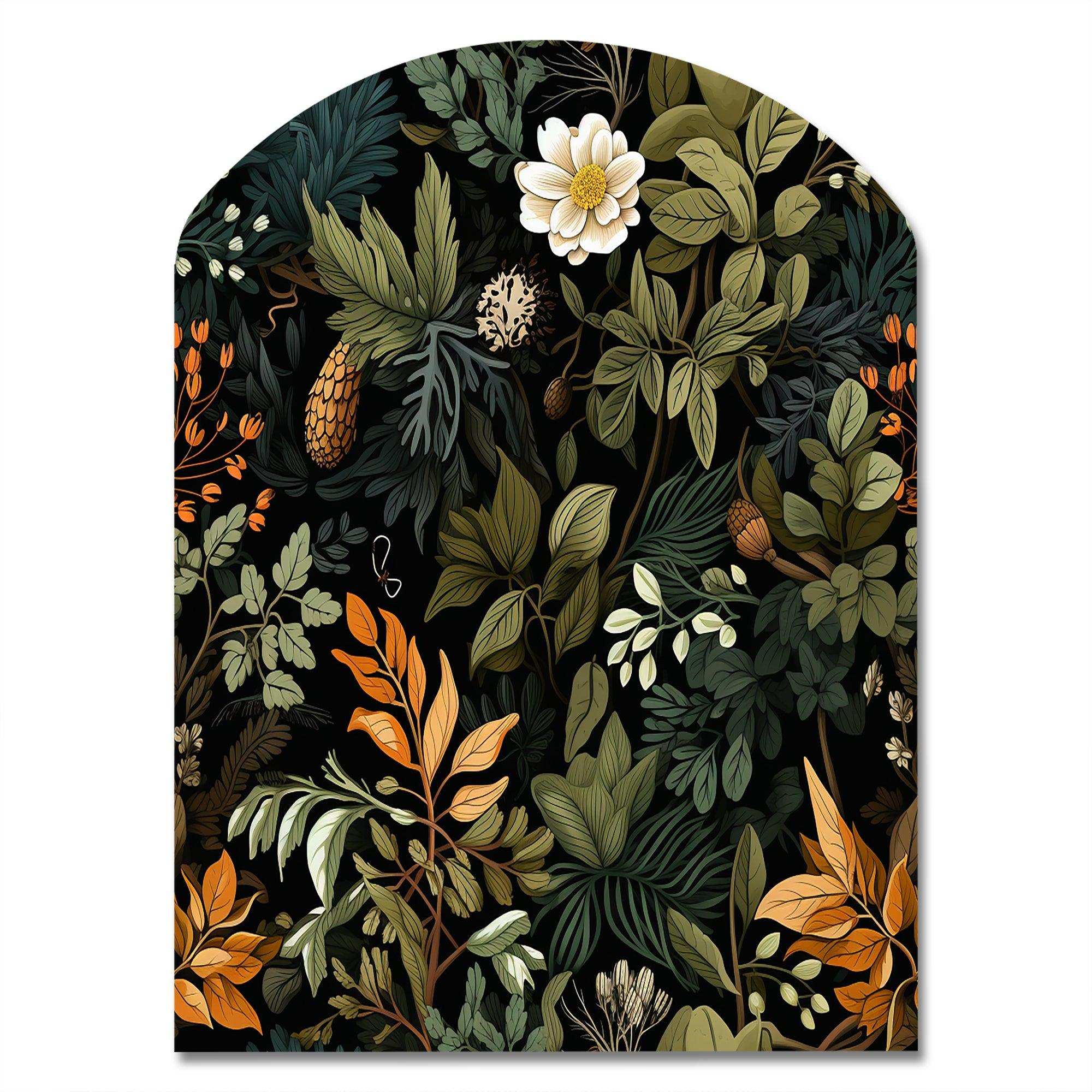 Rustic Wilderness Cottage Charm - Asymmetric Metal Wall Art