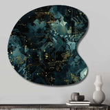 Cyber Camo Nexus - Asymmetric Metal Wall Art