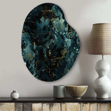 Cyber Camo Nexus - Asymmetric Metal Wall Art