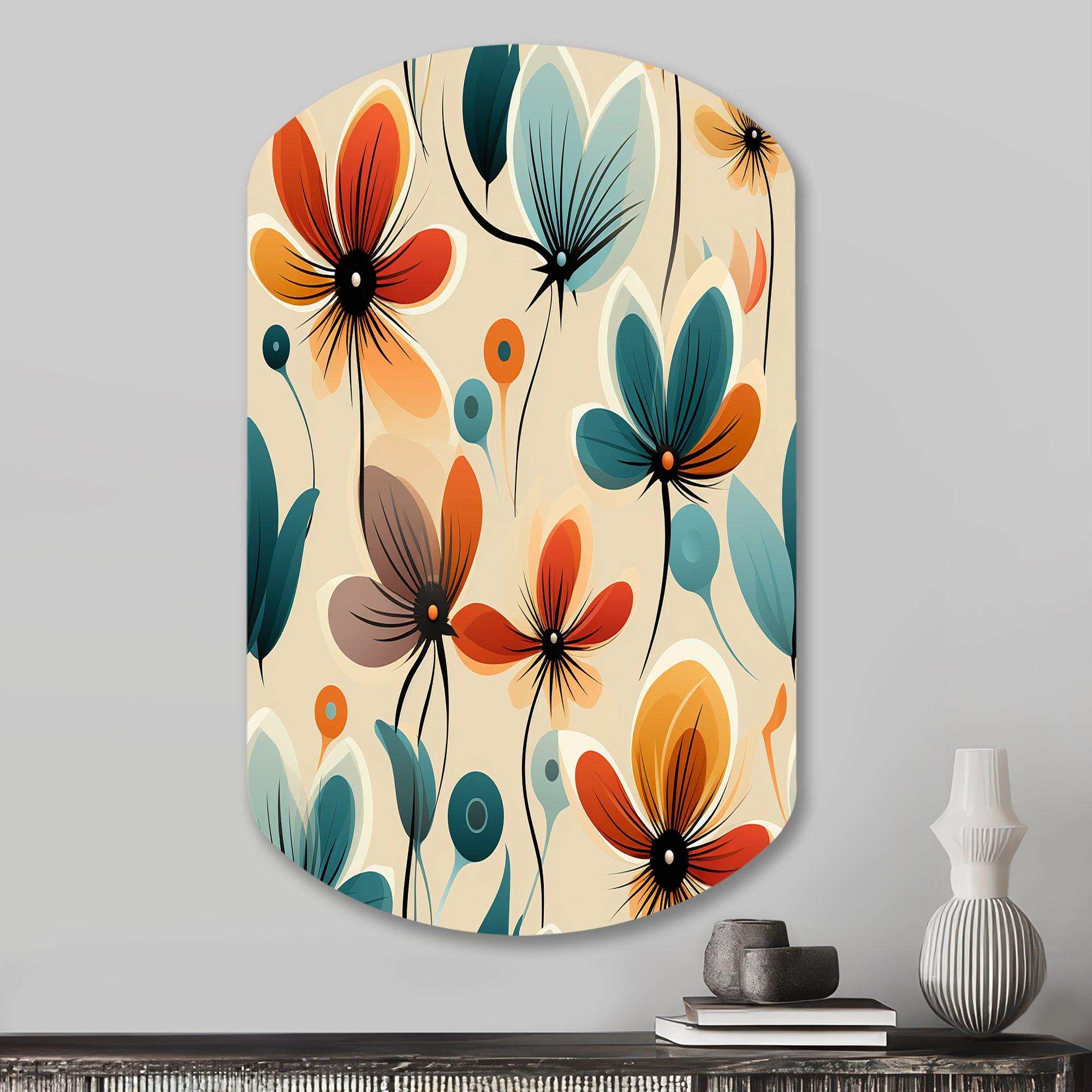 Midcentury Modern Revival - Asymmetric Metal Wall Art