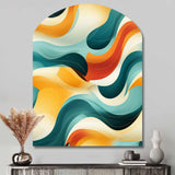 Mod Wave Revival - Asymmetric Metal Wall Art