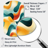 Mod Wave Revival - Asymmetric Metal Wall Art