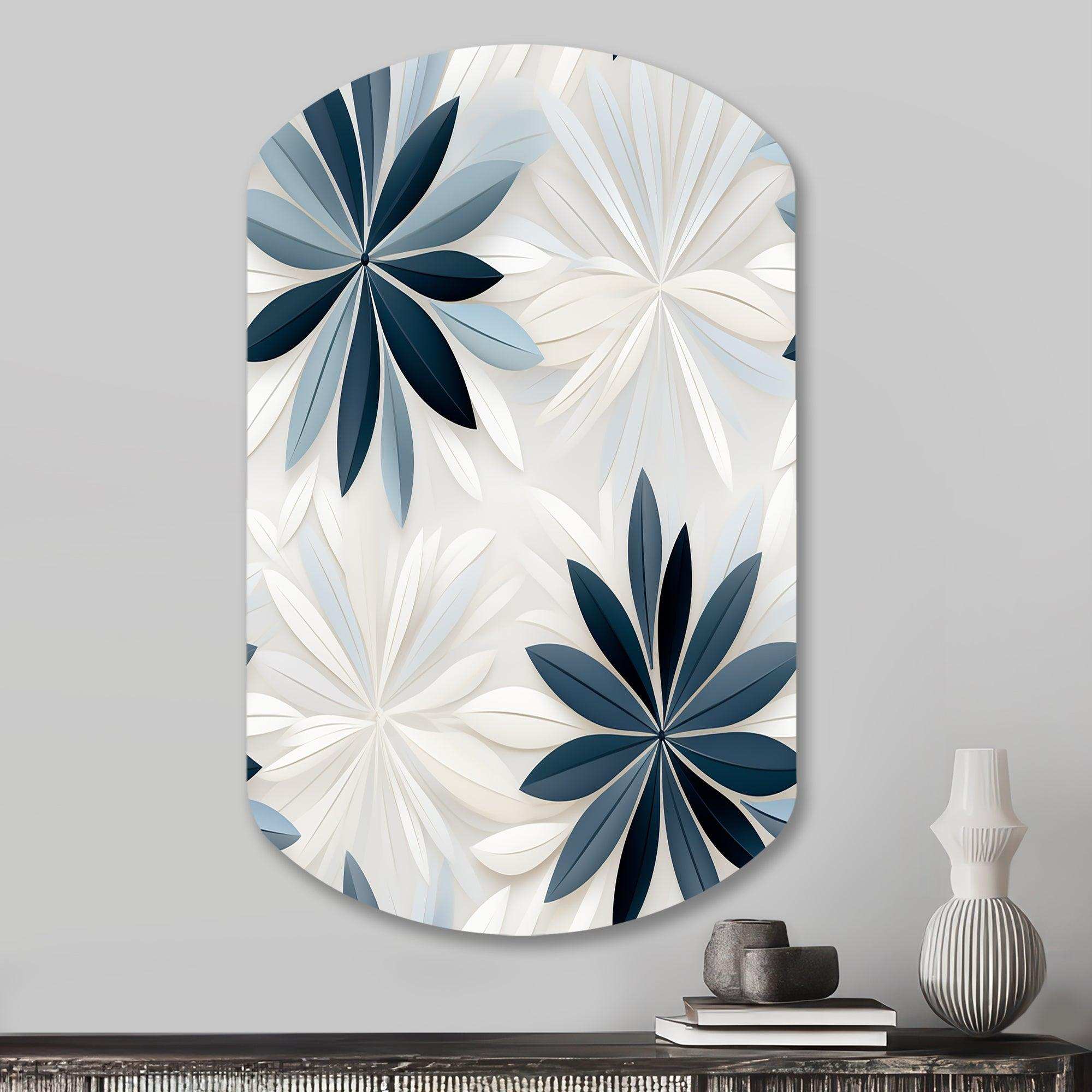 Nordic Tranquility - Asymmetric Metal Wall Art