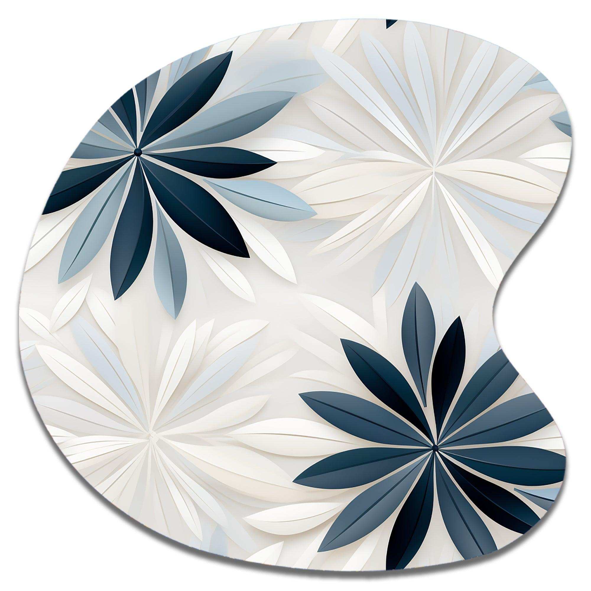 Nordic Tranquility - Asymmetric Metal Wall Art