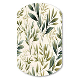 Tranquil Leaves - Asymmetric Metal Wall Art
