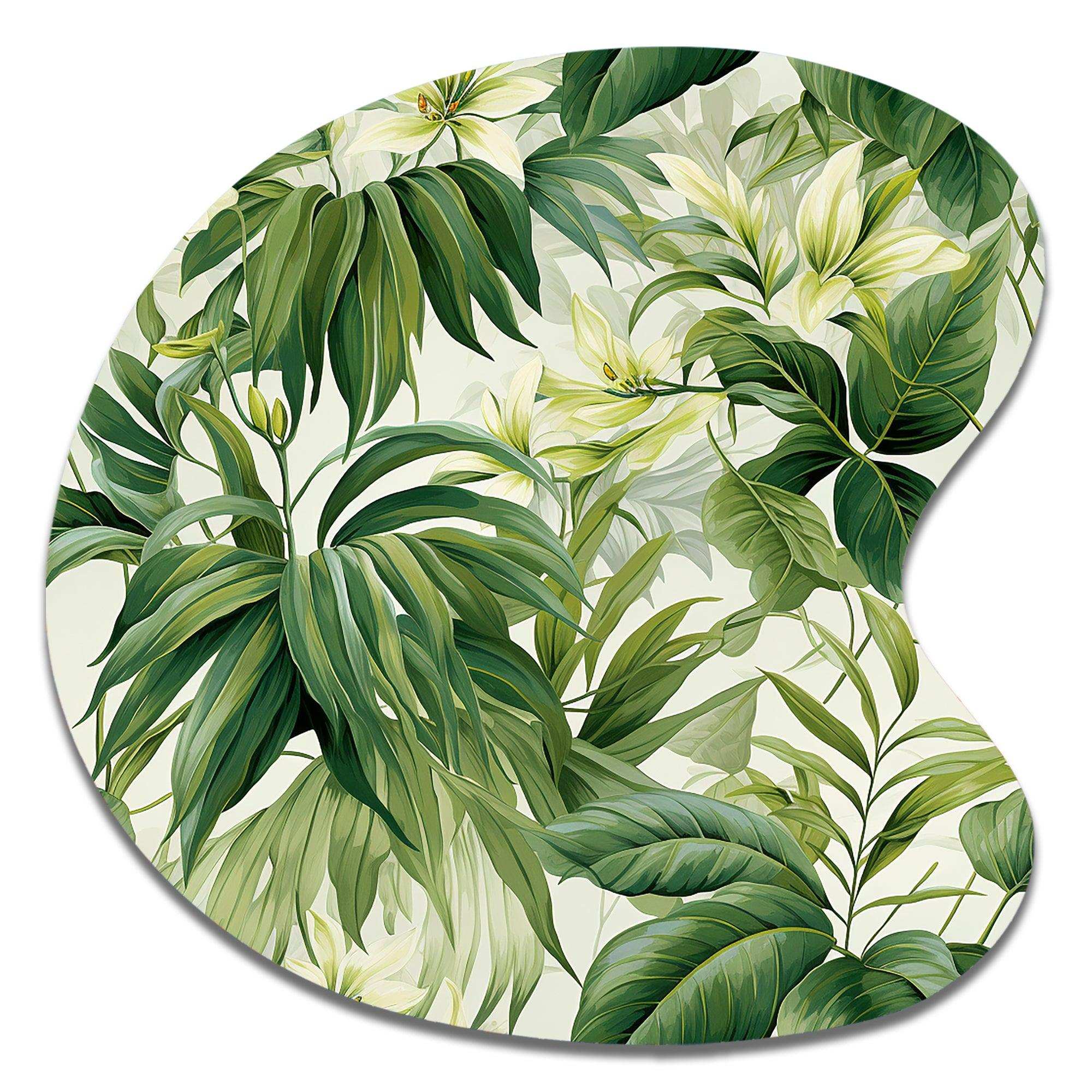 Vintage Jungle - Asymmetric Metal Wall Art
