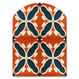 Terra Cotta Trellis Charm - Asymmetric Metal Wall Art