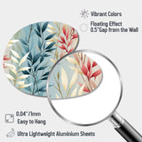 Natures Botanical Ferns Jungle Harmony - Asymmetric Metal Wall Art