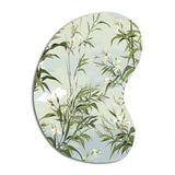 Tropical Zen Bamboo Pattern - Asymmetric Metal Wall Art