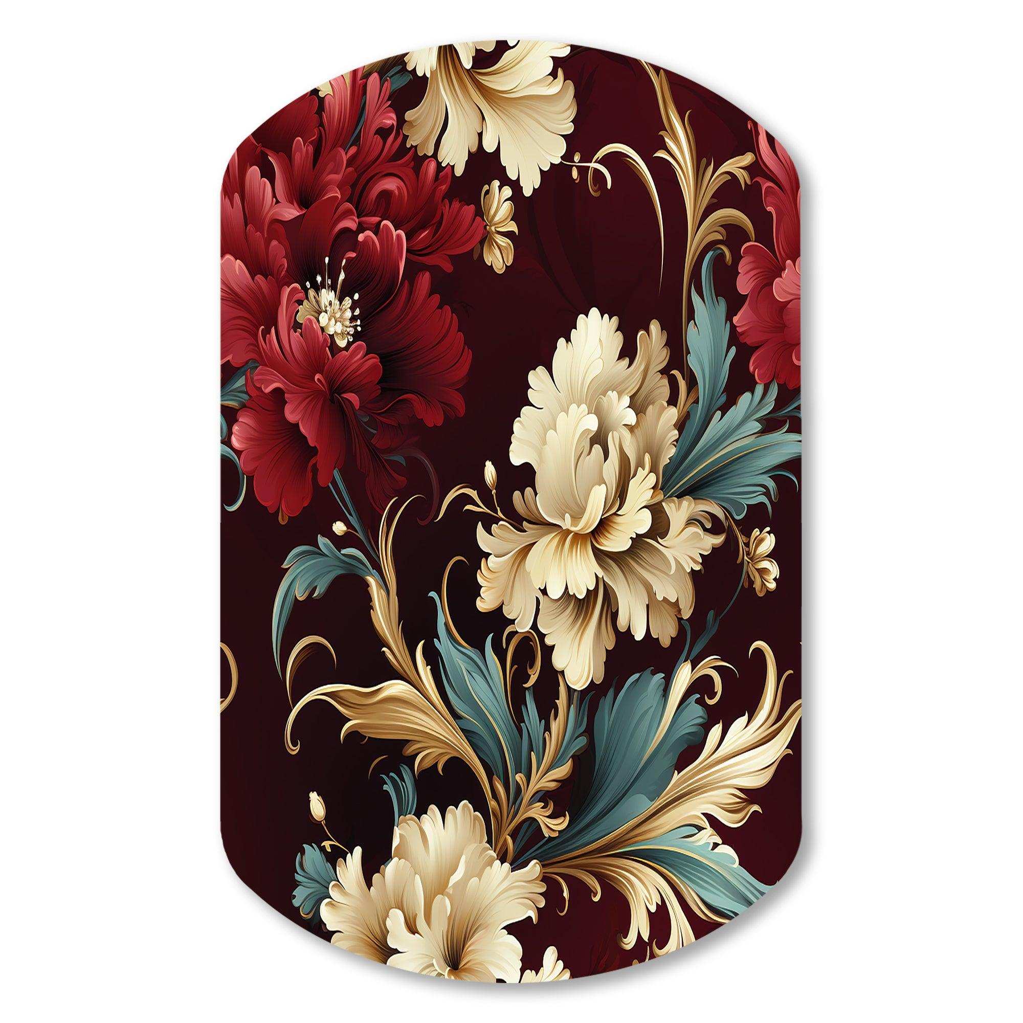 Victorian Renaissance Revival Victorian Pattern - Asymmetric Metal Wall Art