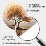 Wild Essence of Africa Tree - Asymmetric Metal Wall Art