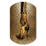 Luxury Brand Bionic Heel I - Asymmetric Metal Wall Art