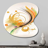 Golden Spiral Movement II - Asymmetric Metal Wall Art