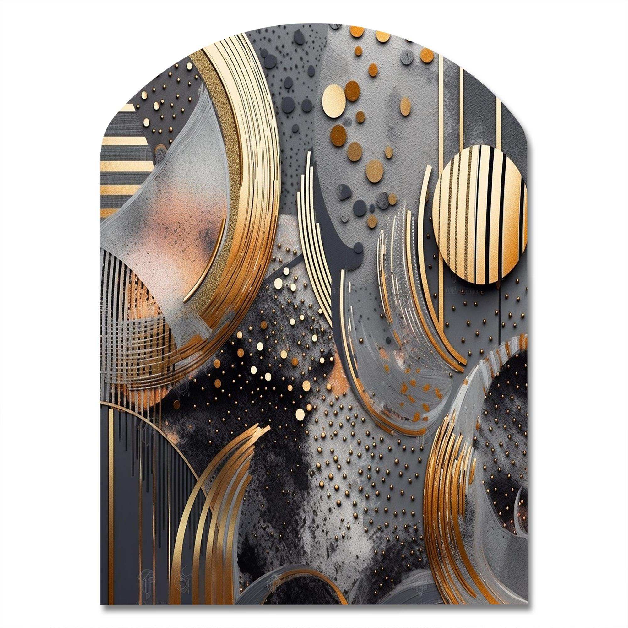Soft Colors Marble Abstract III - Asymmetric Metal Wall Art
