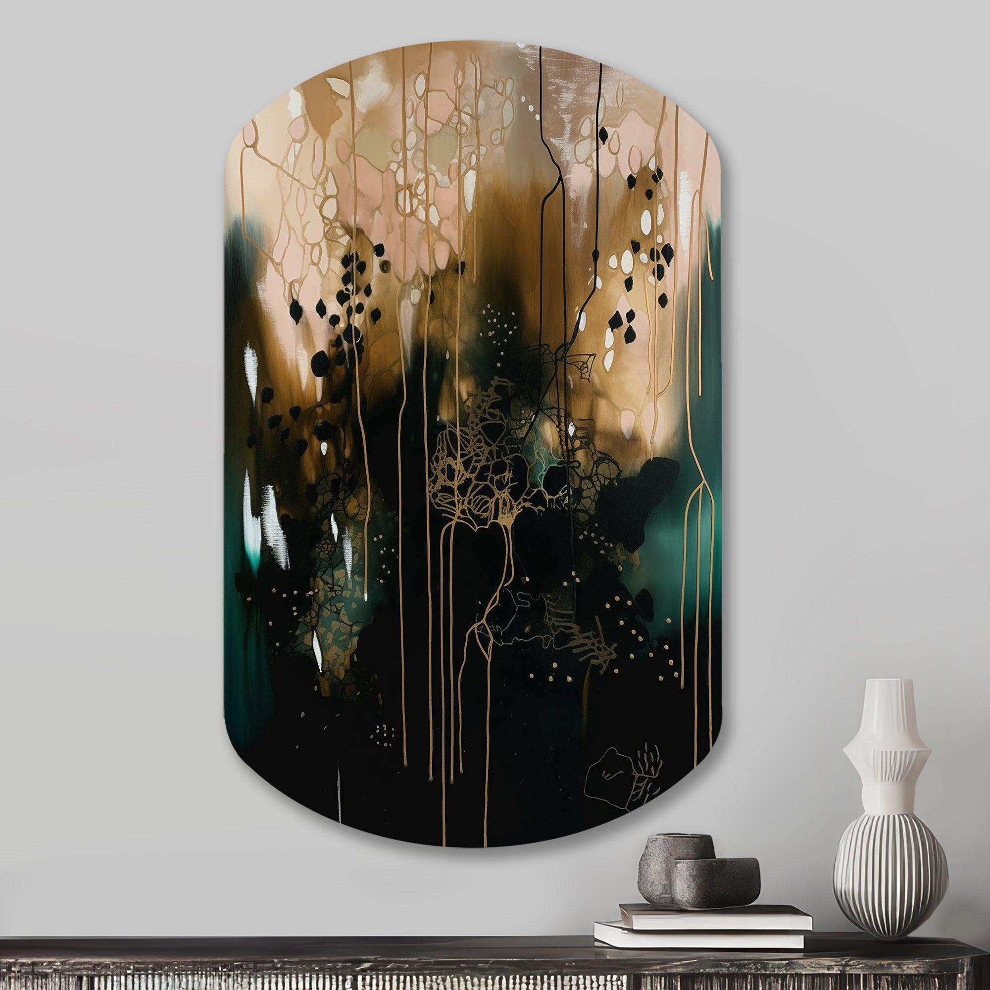 Black Chaos III - Asymmetric Metal Wall Art