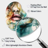 Colorful Lips - Asymmetric Metal Wall Art