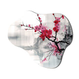 Asian Art Sumi Lake II - Asymmetric Metal Wall Art