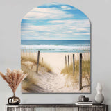 Path To The Beach VI - Asymmetric Metal Wall Art