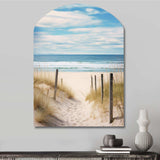 Path To The Beach VI - Asymmetric Metal Wall Art