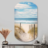 Path To The Beach VI - Asymmetric Metal Wall Art