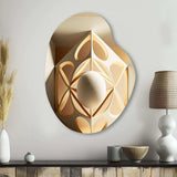 Monochrome Sacred Geometry I - Asymmetric Metal Wall Art