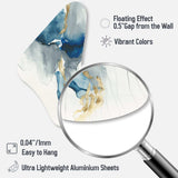 Sunshine Through The Clouds III - Asymmetric Metal Wall Art