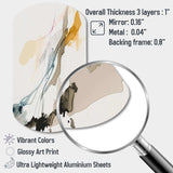 Mustard Yellow Secrets VII - Asymmetric Metal Wall Art