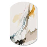 Mustard Yellow Secrets VII - Asymmetric Metal Wall Art