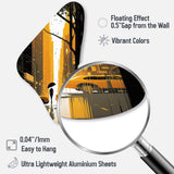 New York Sunshine After The Rain I - Asymmetric Metal Wall Art