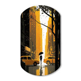 New York Sunshine After The Rain I - Asymmetric Metal Wall Art