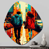 New York Love I - Asymmetric Metal Wall Art