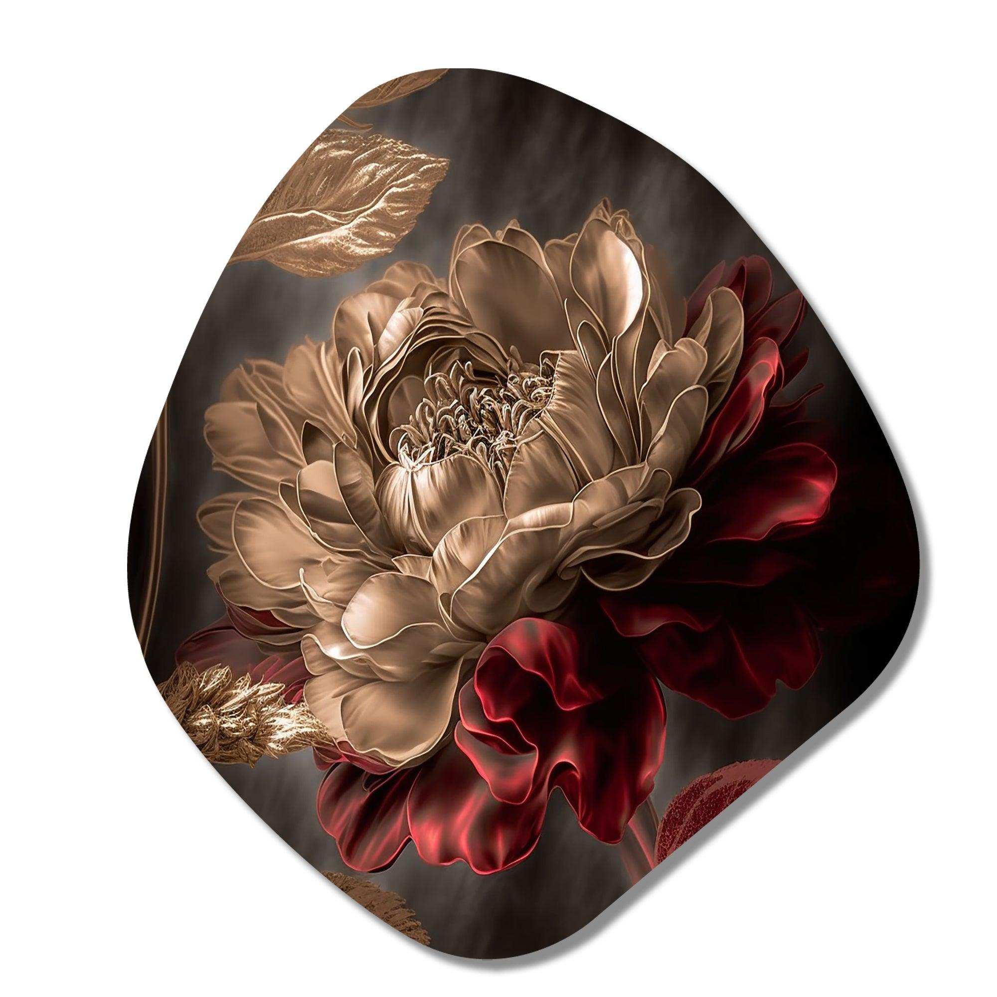 Gilded Rose Vintage Glam V - Asymmetric Metal Wall Art