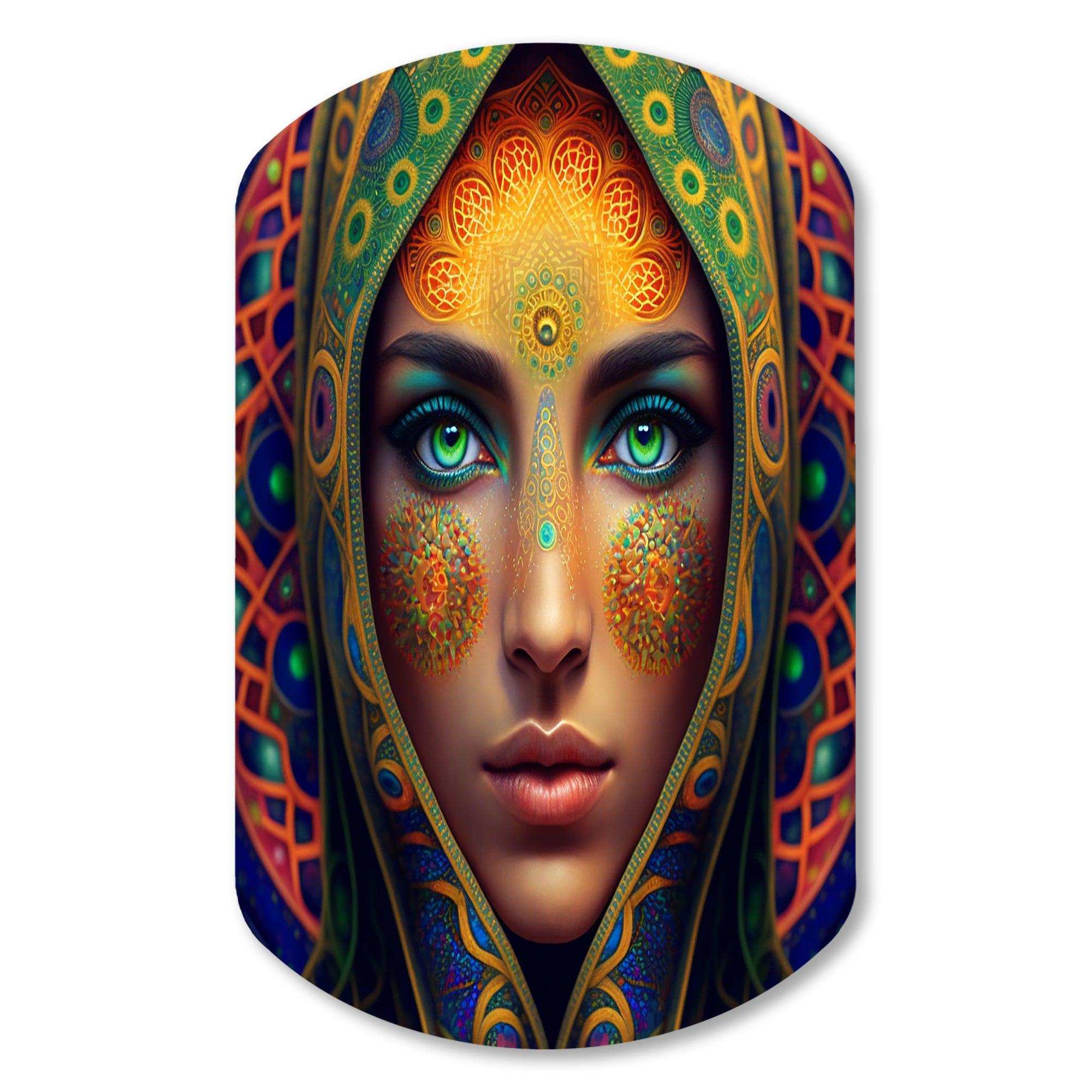 Portrait Of A Persian Beauty VI - Asymmetric Metal Wall Art