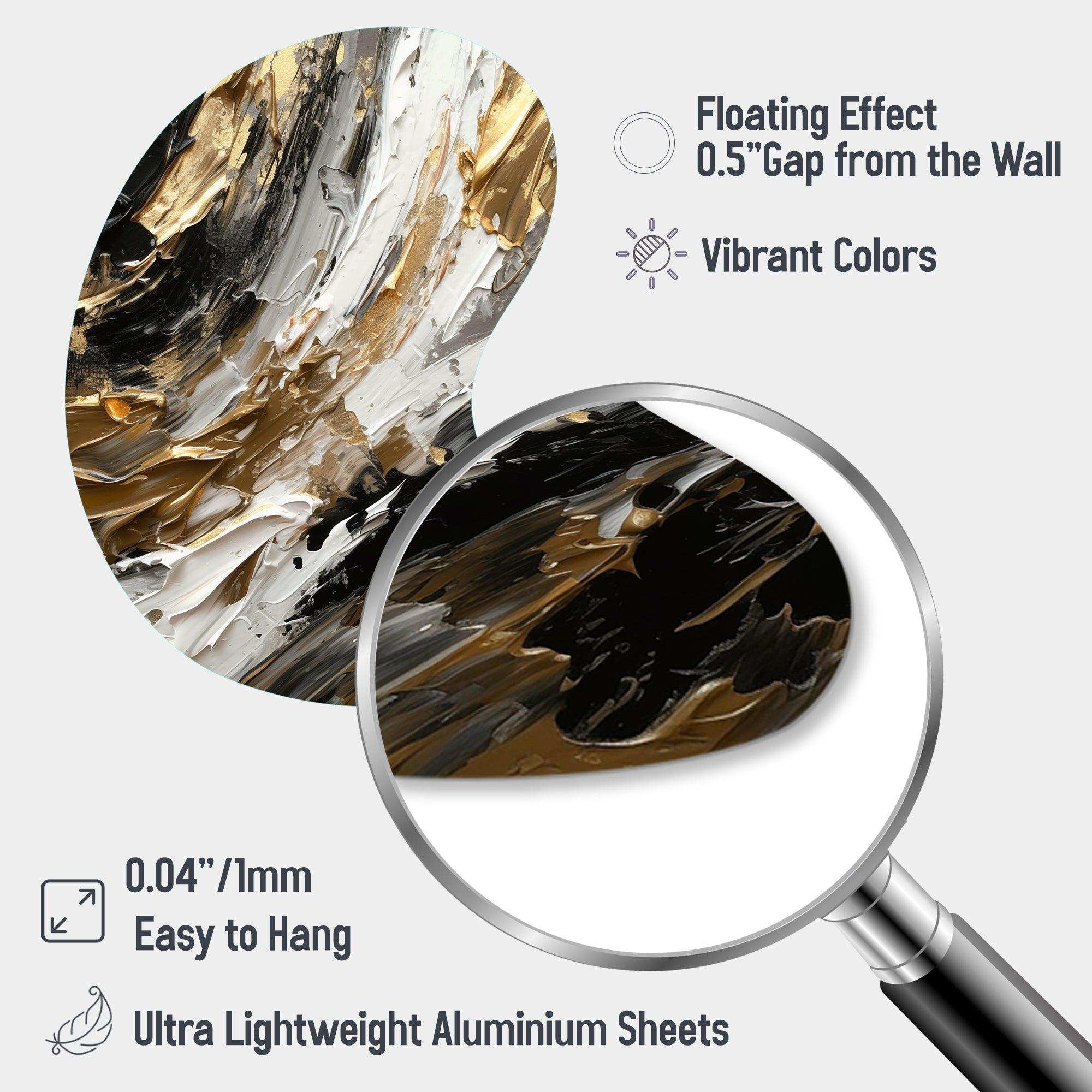 Mystery Awakening VIII - Asymmetric Metal Wall Art