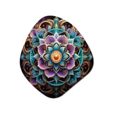 Ancient Colorful Magical Mandala - Asymmetric Metal Wall Art