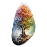 Tree Of Life All Seasons I - Asymmetric Metal Wall Art